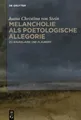 Juana Christina von Melancholie als poetologische All (Taschenbuch) (US IMPORT)