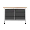 ADB RHYNOX Werkbank + 8 Schubladen RAL7035/7016 42932