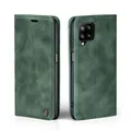 Handy Hülle für Samsung Galaxy A12 5G Klapp Magnet Smartphone Cover Case Green