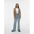 Vero Moda Kurzblazer Julia (1-tlg) Plain/ohne Details braun XL (42)