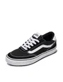 Vans Herren Brooklyn LS Turnschuhe Suede and Black and White 42 EU