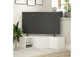 Decortie Schreibtisch Compact, Moderner TV-Ständer TV-Element Mit Wandregal, 90,6 x 94,2 x 31,4 cm