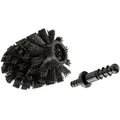 WENKO Ersatzbürstenkopf Ø 7,5 cm Kunststoff Schwarz