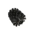WENKO Ersatzbürstenkopf, Ø 7,5 cm 15818100 , 1 Stück - Farbe: schwarz