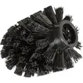 Wenko Ersatzbürste WC-Garnitur Schwarz Ø 7,5 cm aus Kunststoff