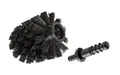 WENKO Badaccessoire-Set WENKO Ersatzbürste für WC Garnituren mit Adapter Schwarz