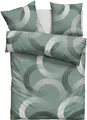 Otto Home Bettwäsche "Balisa", grün (jade), B/L: 135cm x 200cm, 1 Stk., 1 Stk., Linon, B/L: 80cm x 80cm, 2