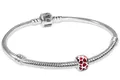 Pandora Armband Starter-Set Rote Herzen Silber 28129-19 19 cm