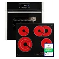 KKT KOLBE | Autarkes Herdset | 60cm Einbaubackofen EB8016ED | 59cm Kochfeld CH5901RL | Katalyse | Drehspieß | Pizzafunktion | Grill | Heißluft | Teleskopauszüge | Automatik-Timer | SET8016CH59RL