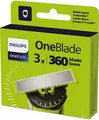 Philips QP430/50 OneBlade 3x Ersatzklinge Ersatz-Klingenaufsatz