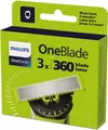 Philips Rasierer/Epilier-Zubehör QP430/50 OneBlade 3x Ersatzklinge
