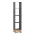 VitaliSpa Kinderregal Malia, Grau/Artisan, 35.2 x 159.5 cm, geeignet zur Aufbewahrung von Büchern und Spielzeug