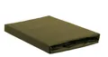 Ambiante Spannbettlaken Spannbettlaken Baumwoll Uni HL Olive Green 200x200 grün, Baumwolle, Gummizug: Rundum, (1 Stück), Spannbettlaken Spannbetttuch Laken mit Gummizug