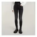 G-Star für Damen. D05175-A634-B179 Jeans 3301 Skinny schwarz (25/30), Lässig, Baumwolle, Denim
