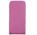 Handytasche Slim Leder Flip Hülle für iPhone 4 4s Hot Pink Handy Tasche Schutz (Flip Cover)