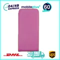 Slim Leder Flip Hülle für iPhone 4 4s Hot Pink Handy Tasche Schutz