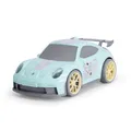 Dickie Toys ABC - Porsche 911 GT3 Cozy Chris Auto (27 cm) - großes Spielzeugauto ab 1 Jahr mit Freilauf & niedlichen Aufklebern, Spielzeug für Babys und Kinder ab 12 Monate