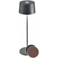 Zafferano »Olivia Pro« LED-Tischleuchte dimmbar dunkelgrau