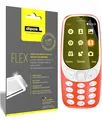 3x Schutzfolie für Nokia 3310 Folie, 100% Displayabdeckung, dipos Flex