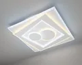LED-Deckenleuchte modern Panel weiß dimmbar inkl. Fernbedienung