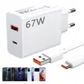 67W Netzteil & USB-C Kabel (1m) - Schnelles Laden EU