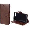 Sony Xperia X Compact Handyhülle Bookcover Braun