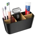 Toothbrush Holder, Zahnbürstenhalter mit Bambus Trennwände, 5 Fächer Multifun...