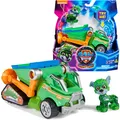 Paw Patrol The Movie Figurenset Rocky grünes Cars Recyclingfahrzeug Licht Sound
