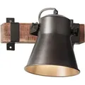 Wandleuchte  Plow in Schwarz max. 10 Watt Wandlampe