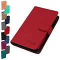 GC German Couture smart Etui Tasche kompatibel mit IQOS VEEV one und Vuse ePod 2 E-Zigarette, Liquid-pods, Caps, Kreditkarte, Ladestick u. leere Pod Zubehör, Rot