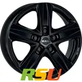 MAK Stone 5 gloss black 6.5x15" ET65 LK5 118 ML 71.1 Alufelgen 15 Zoll