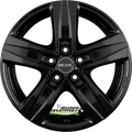 Mak Stone 5 gloss black 6.5x15 ET65 - LK5/118 ML71.1 Felge Alu
