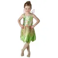 Rubie ́s Kostüm Disney Tinkerbell Karneval Faschingskostüm Kinder, Kurzes Sommerkleid der Disney-Fee grün 104
