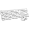 Logitech MK950 Signature Slim Kabellose Tastatur Maus Combo QWERTZ Weiß