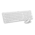 Logitech Signature Slim Combo MK950 Pale Grey - Bluetooth, Logi Bolt Adapter, 4000 DPI, Easy-Switch-Taste