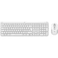 LOGITECH MK950 Signature Slim Combo Off-White, Logi Bolt, USB/Bluetooth, DE