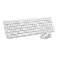 LOGITECH MK950 Signature Slim Combo, Tastatur & Maus Set, kabellos, White