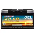 Electronicx Gel Solar Batterie 120Ah 12V – Deep Cycle Versorgungsbatterie, 120 Ah 12 Volt Solar Akku für Inselanlagen, Wohnmobil, Boot, Photovoltaik, zyklenfest, wartungsfrei, Maße: 353×175×190 mm