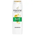 Pantene Pro-V Glatt & Seidig Shampoo 500ml für Krauses, Stumpfes Haar. Reinigt Sanft. Schützt die Haarbindungen. Ohne Silikone, Mineralöle und Farbstoffe. Active Nutri-Plex-Technologie