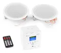 Power Dynamics "BTW30SET" Wand Einbau USB/BT Verstärker & Deckenlautsprecher Set