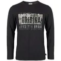 ROADSIGN australia Langarmshirt Original Lifestyle (1, 1-tlg., 1) mit Marken-Print schwarz XL