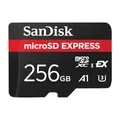 SanDisk microSD Express Speicherkarte 256 GB Funktioniert mit Nintendo Switch™ 2 (5,3K, 4K UHD & RAW-Bildaufnahmen, Lesen bis zu 880 MB/s & Schreiben bis zu 650 MB/s, RescuePRO Deluxe)