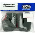 Arai MX-V Dry-Cool, Wangenpolster - Grau/Rot - 35 mm