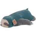UNUS HOME Seitenschläferkissen Faultier Kissen, 1-tlg., 50 cm, Lagerungskissen Stillkissen Kissen für Kinder Dekoration extrem weich blau 50 cm