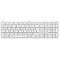 Logitech Signature Slim K950 Tastatur - Grauweiß Bluetooth 5.1 LE für, Kompatibel mit einer breiten Palette von Geräten, einschließlich Android, iOS u