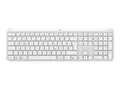 Logitech K950 Signature Slim, Off-White, Logi Bolt, USB/Bluetooth, DE