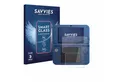 Savvies Displayschutzglas Schutzglas Panzer für Nintendo New 3DS XL, 3 Stück, Schutzfolie Display Schutz Glas Folie klar