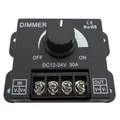 LED Dimmer/Schalter Drehdimmer 12V DC Gleichspannung für alle dimmbaren LED L...