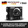 LED Dimmer 12V 24V DC 30A Metallgehäuse Streifen LED-Streifen PWM Regler DE