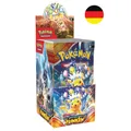 Pokemon - Karmesin & Purpur Stürmische Funken KP08 18 Booster Display DE Sealed